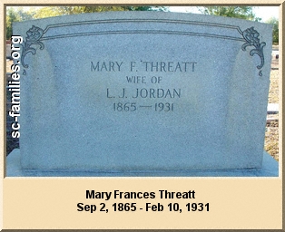 Mary F Threatt.