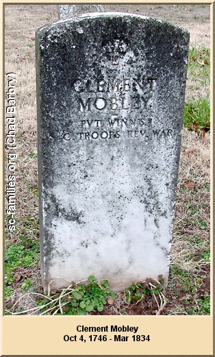 Clement Mobley Tombstone