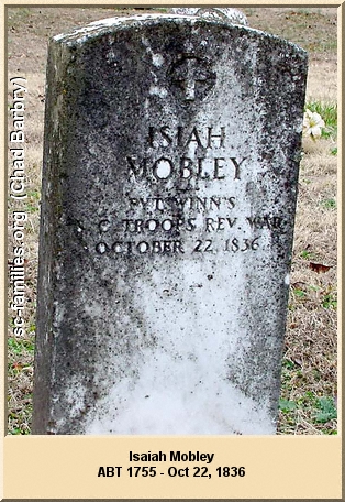 Isiah Mobley Tombstone