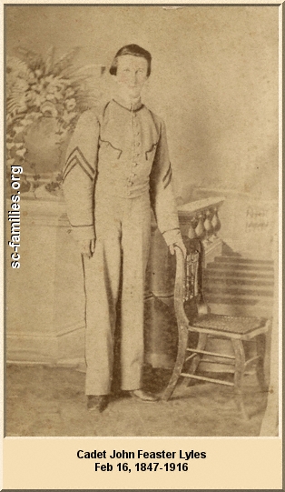 Photograph of Cadet John Feaster Lyles