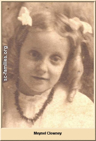 Meynel Clowney as a young girl.